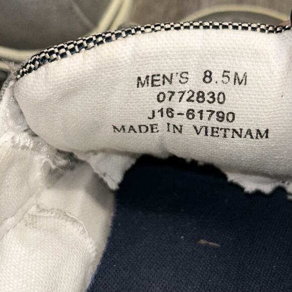 Sperry Halyard 2 Eye 0772830 Salt Washed Grey Men’s US Size 8.5M Sneaker Shoes - Picture 9 of 11